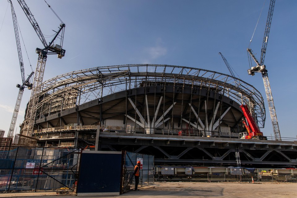 Delays to the construction of the new Tottenham stadium have caused the club to ask to use Wembley next season for one game