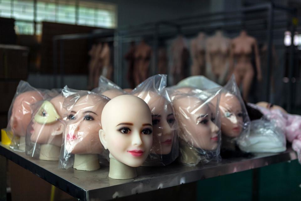  The AI dolls produced in the Chinese factory cost an average of £2,300