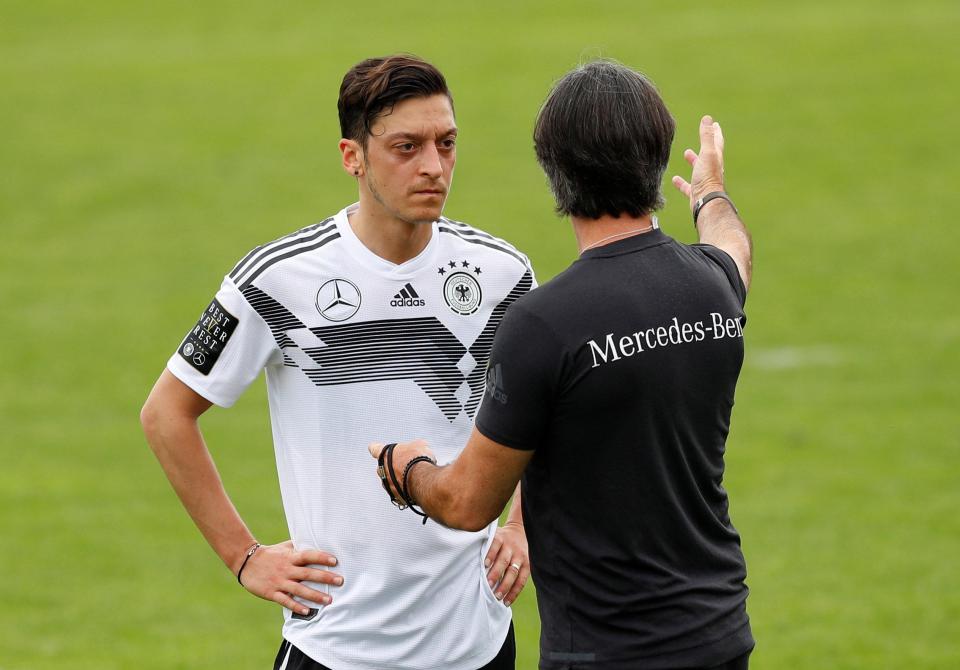  Mesut Ozil is facing a race against time to be fit for the World Cup, according to reports in Germany