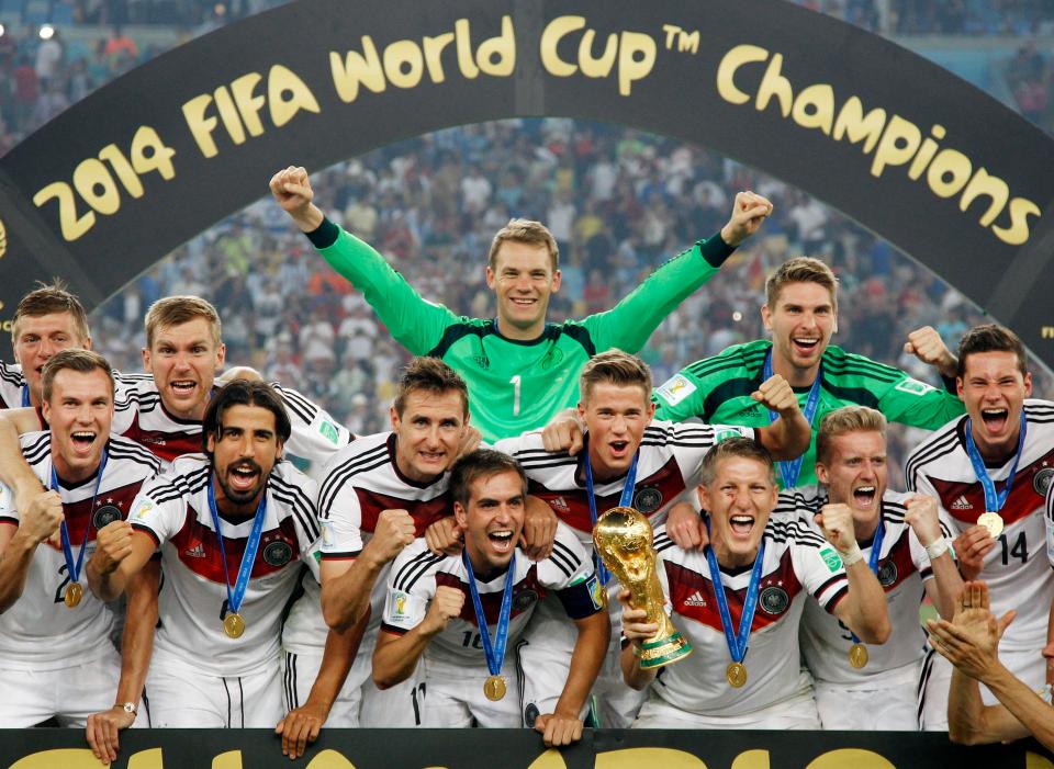  Four years after winning the trophy, Germany failed to progress from the groups