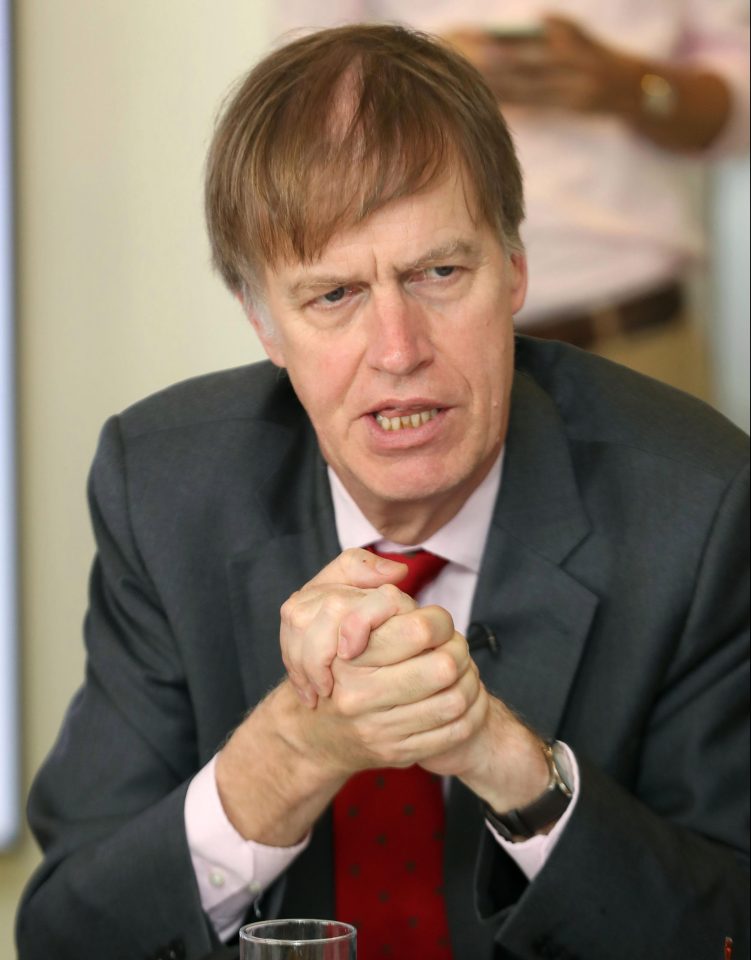  Stephen Timms, MP...East Ham MP was stabbed by a woman during a surgery in 2010. Fights against knife crime in his constituency