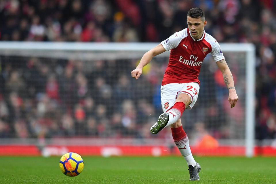  Granit Xhaka seemingly still has a lot to do to prove himself to many Arsenal fans