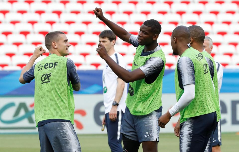  Paul Pogba is currently with the France squad preparing for the World Cup