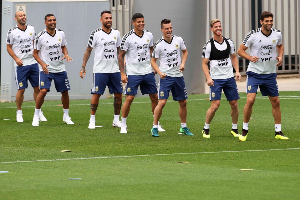 Argentina’s players are now in Russia after using Barcelona’s base for a training camp