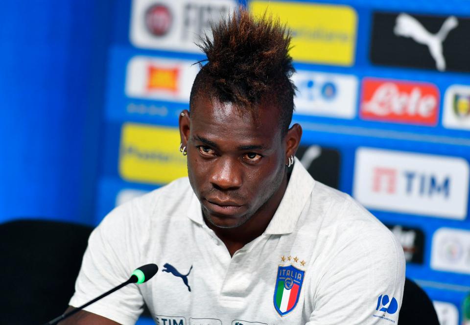  Mario Balotelli's form last season earned him a recall to the Italy national side