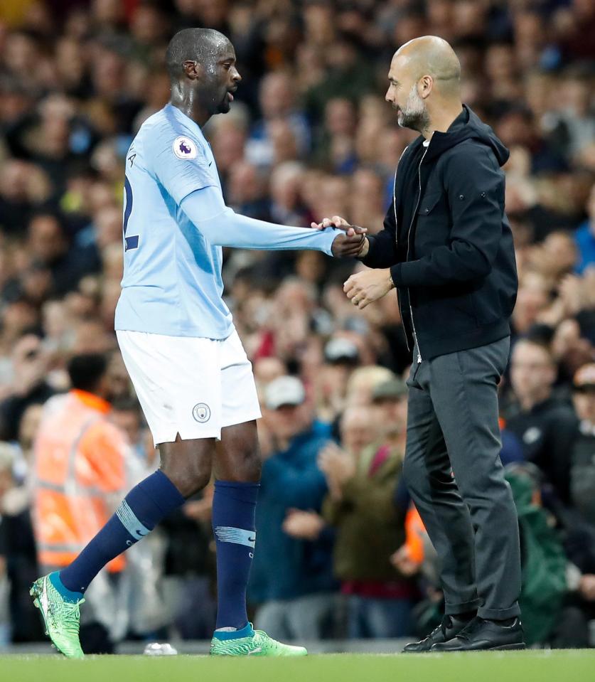  Yaya Toure's Manchester City career hit the skids under Pep Guardiola, with the Ivorian even claiming his old boss had a problem with 'African players'