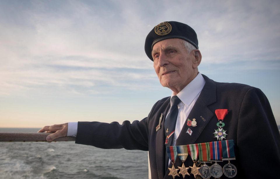  John Dennett from the Royal Navy was on a landing craft that landed on Gold Beach on D-Day