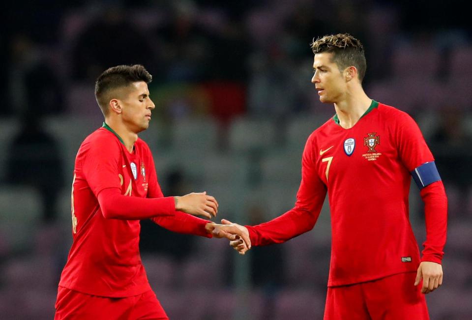  Joao Cancelo has seven caps for Portugal