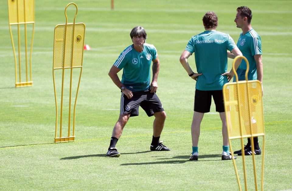  Joachim Low has to decide if Ozil will be fit enough to start the opener against Mexico on June 17