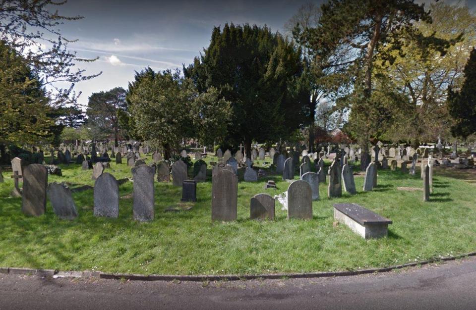 Hanwell Cemetery in West London