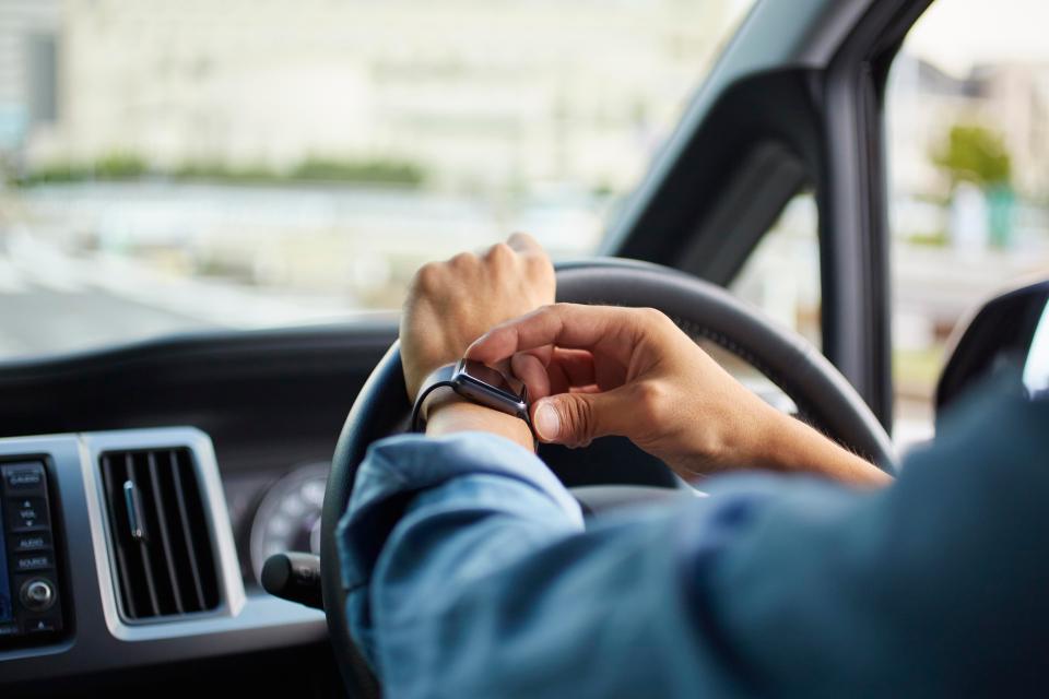  Using your smart watch while driving can attract a fine