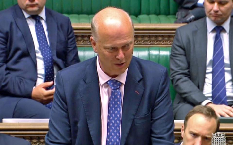  Chris Grayling says the project will secure Britain's global position