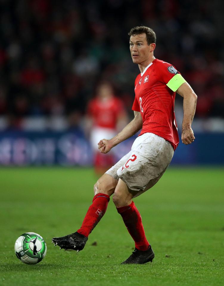  Switzerland captain Stephan Lichtsteiner is now an Arsenal player