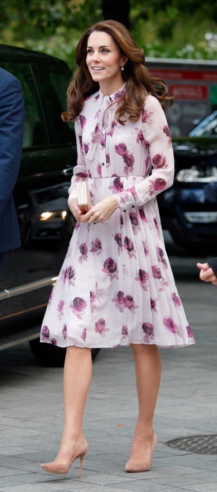 Kate Middleton nearly always wears court shoes to appearances