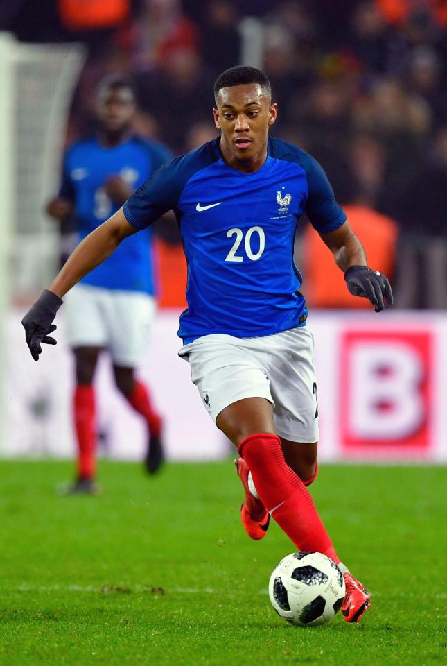  Martial was not picked for the France World Cup squad