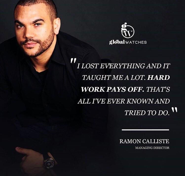  Ramon Calliste has no regrets that his football career was cut short by injury