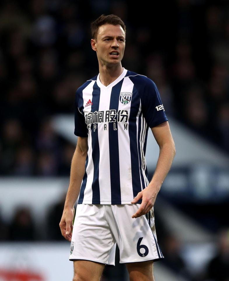  Evans has been at the Hawthorns since 2015, after joining from Manchester United