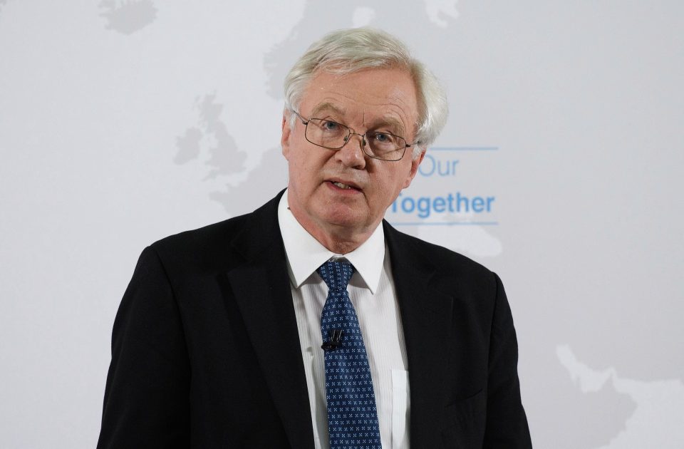  Brexit Secretary David Davis is said to be very unhappy with the negotiations process