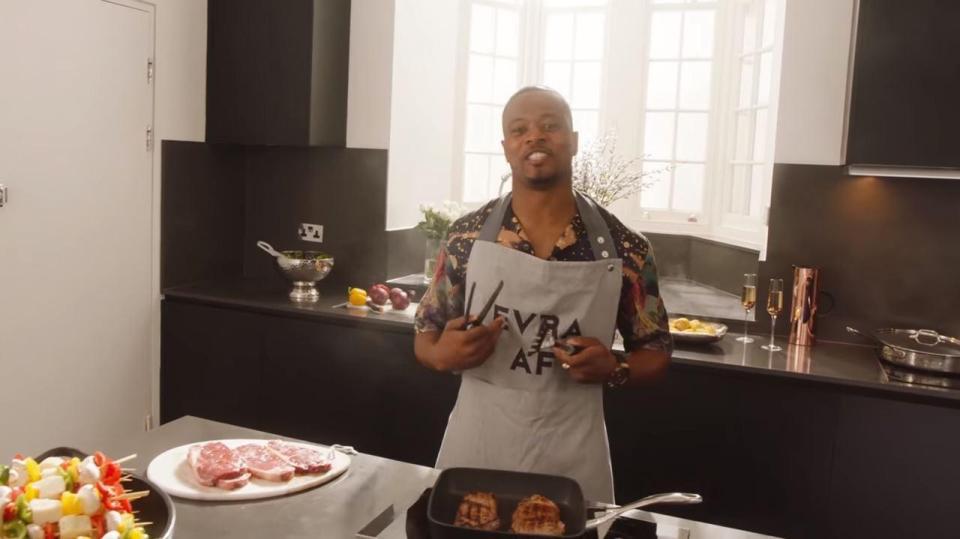  It wouldn't be a hilarious video without Patrice Evra, would it?