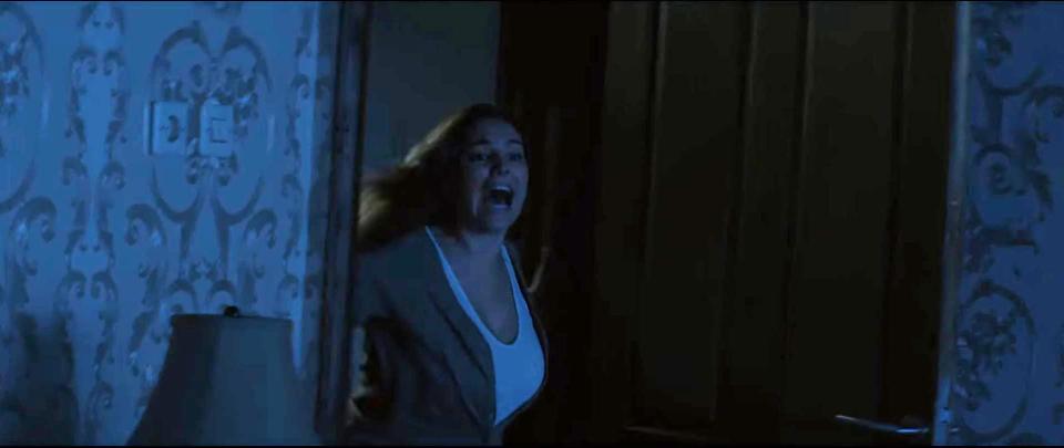  She looks petrified in many of the film's scenes