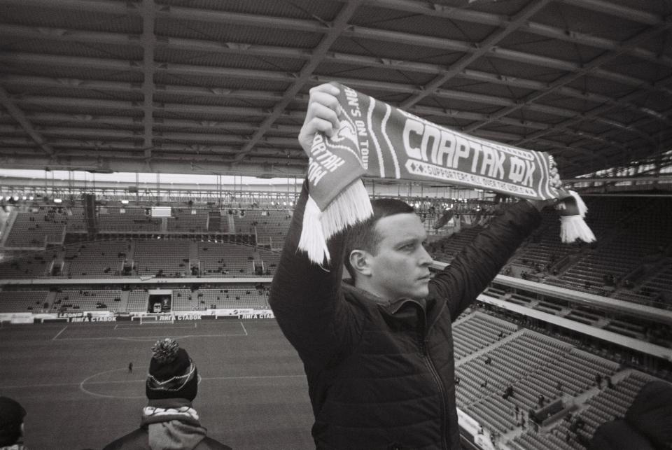  As a lifelong fan, Sergey Poteryaev wanted to show Spartak fans celebrating a league title win