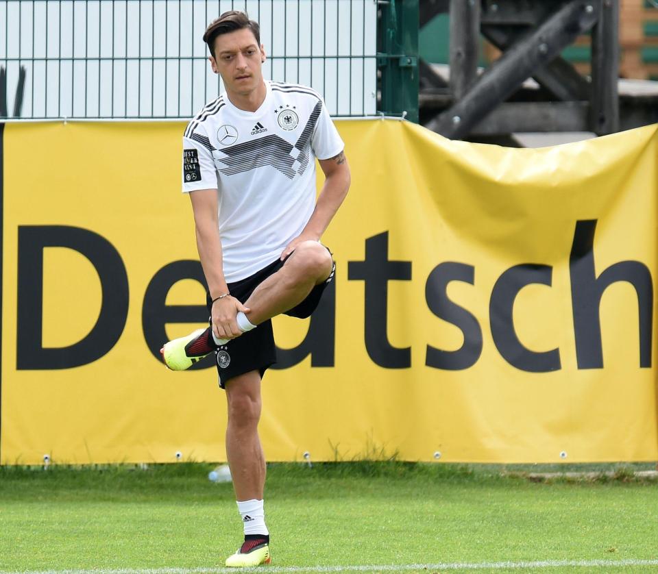  Ozil also missed a team planning meeting and could only work on his fitness and conditioning