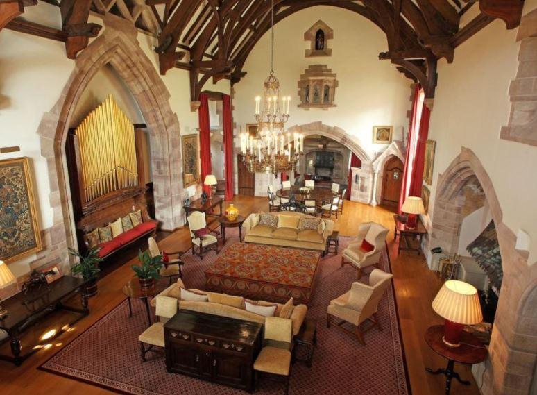  The medieval manor has been renovated by Mr Dawes since he bought the estate a few years ago