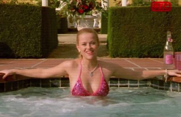  Elle first wore the famous pink sparkly bikini in her Harvard entry video