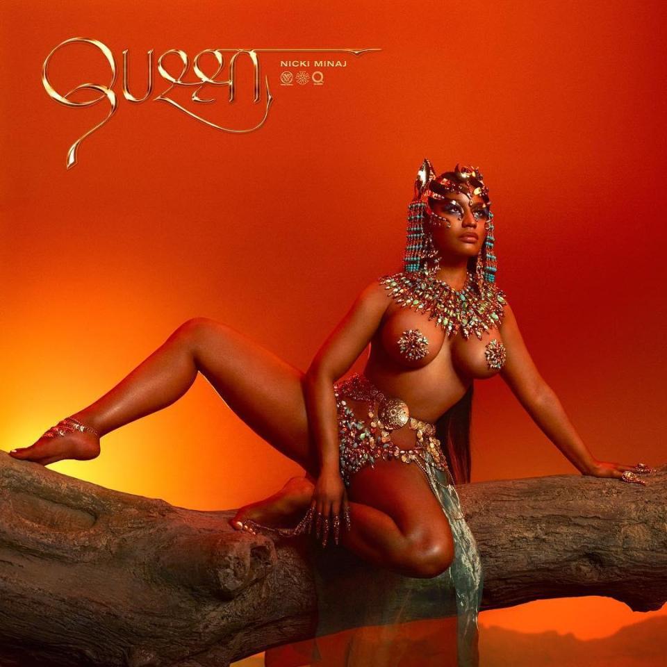  Nicki Minaj released the risque cover of her new album Queen