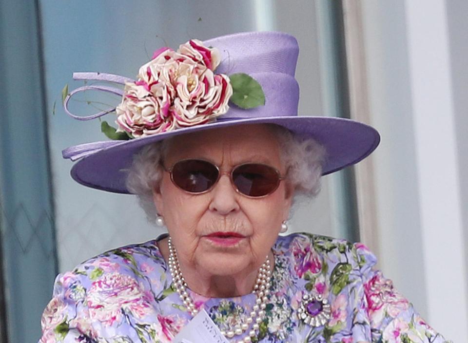  The Queen was seen sporting sunglasses at the recent Derby Festival at Epsom