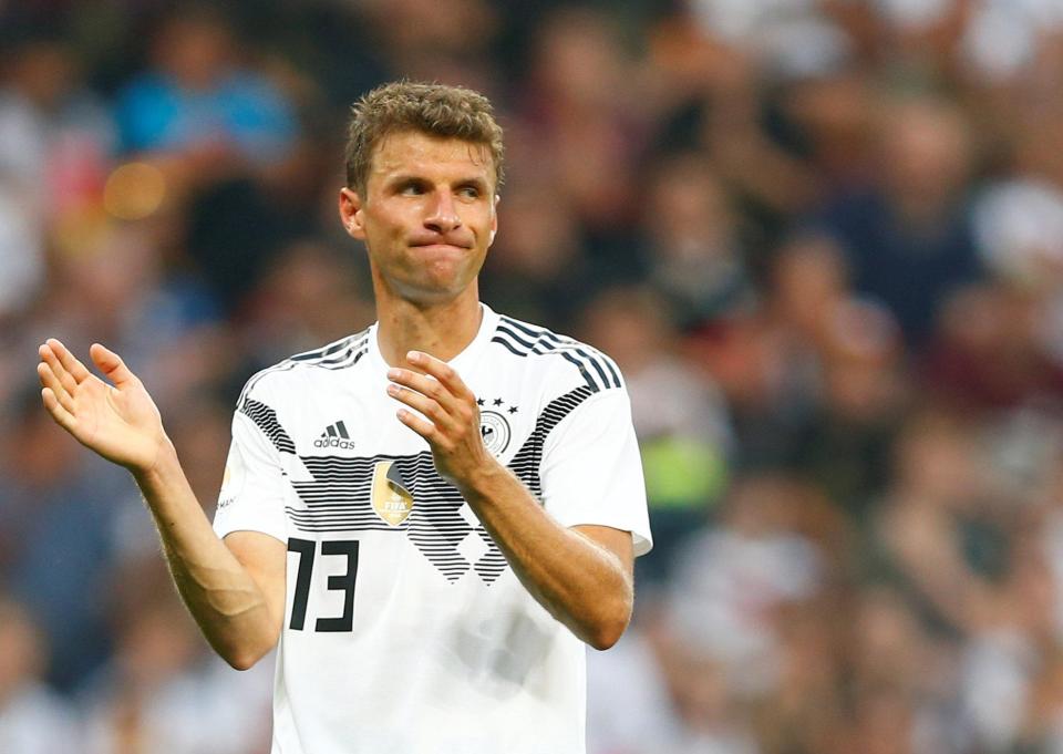  Thomas Muller is still one of Germany's biggest threats in front of goal