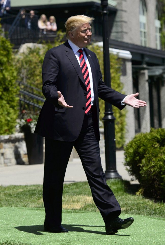  Our body language pro reckons Trump spoke more than words when he went head-to-head with leader's of other nations in Canada