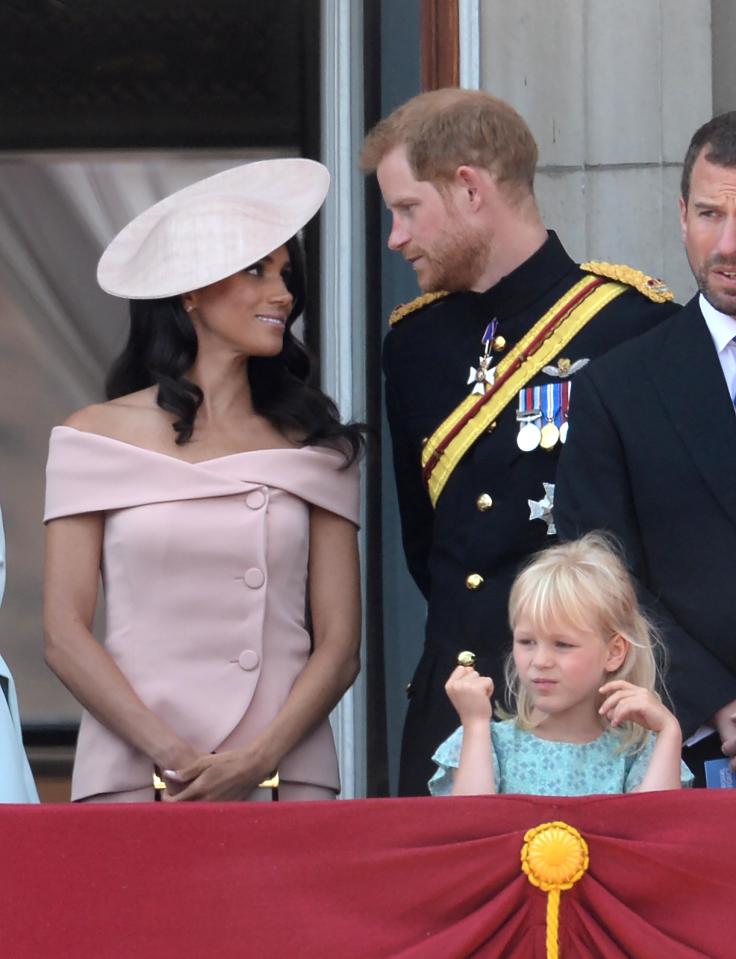  The newlyweds gaze into each other's eyes on the balcony of Buckingham Palace for the Trooping the Colour ceremony