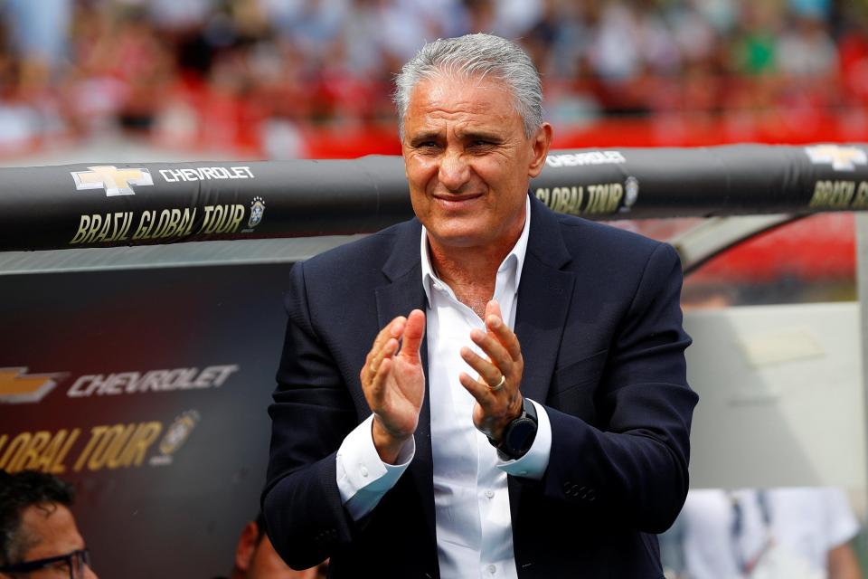  Brazil boss Tite will be hoping to lead the team to glory in Russia