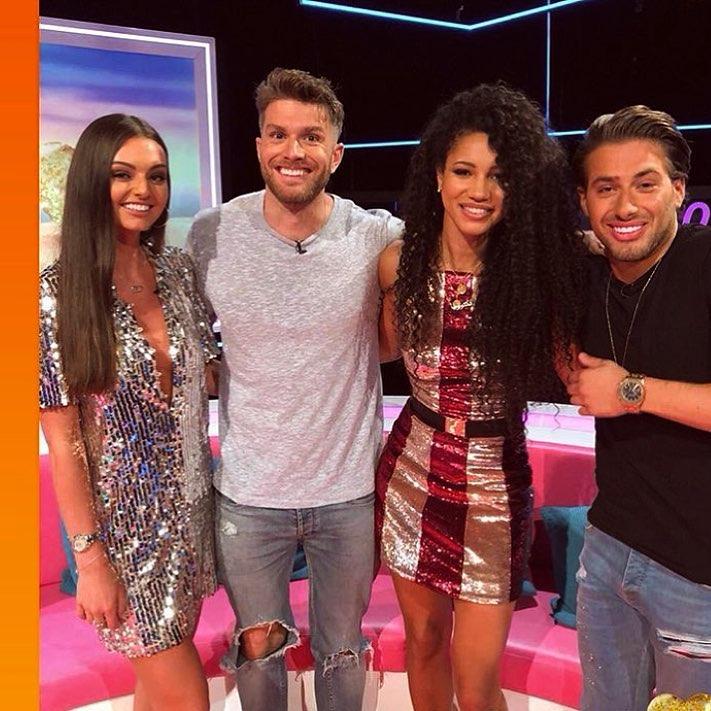  Kendall joined Joel Dommett, Vick Hope and Kem on the Aftersun