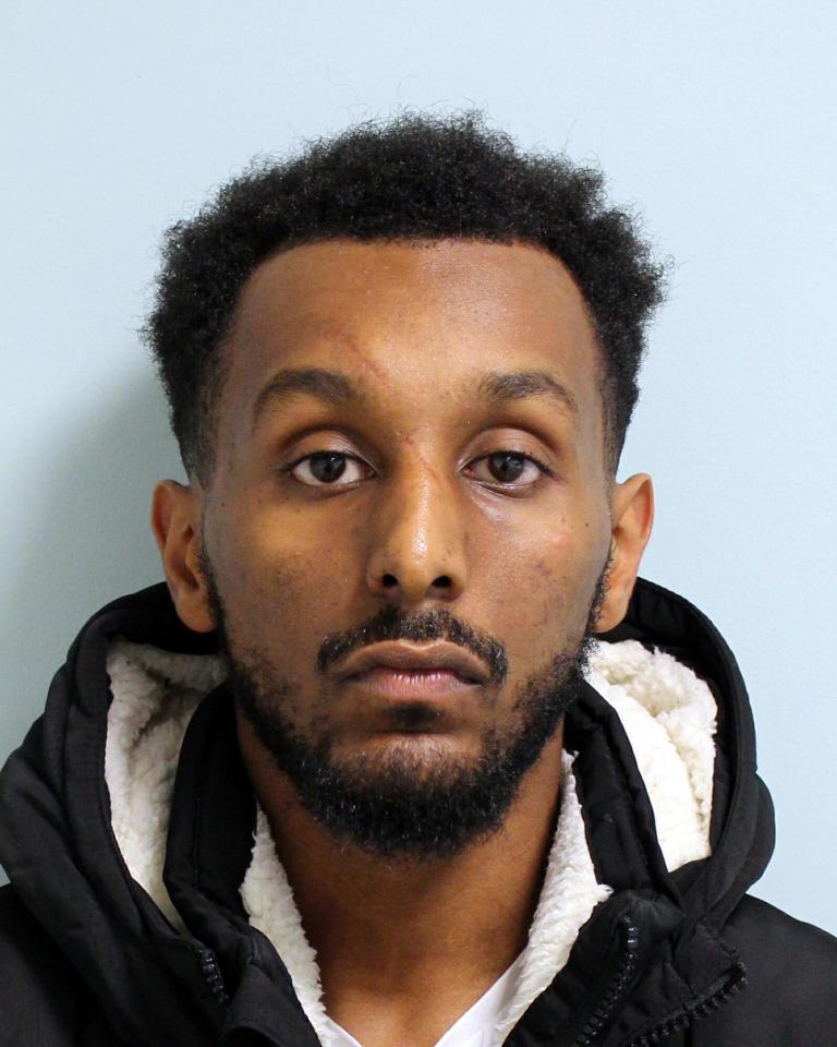  Yonas Girma, 21, was also jailed for conspiracy to commit violent disorder