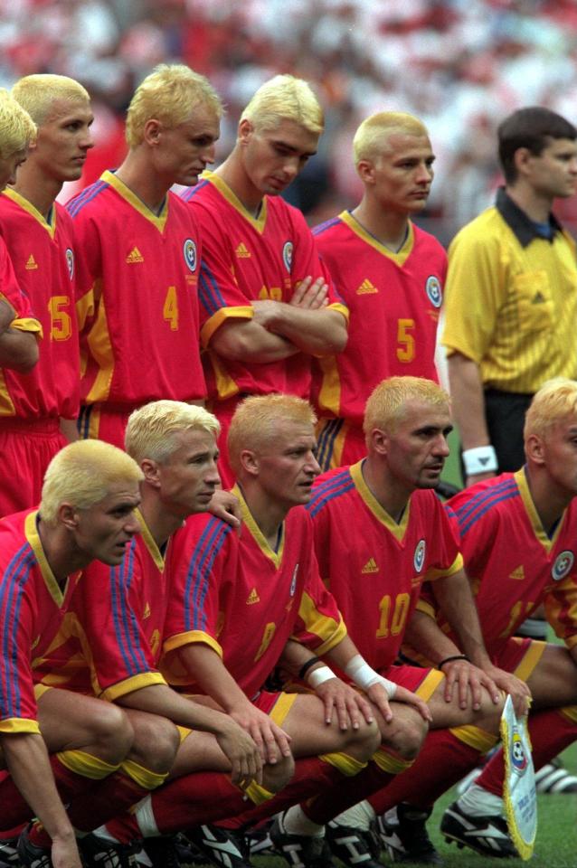  Romania's fashion statement in 1998 made them stand out for the wrong reasons