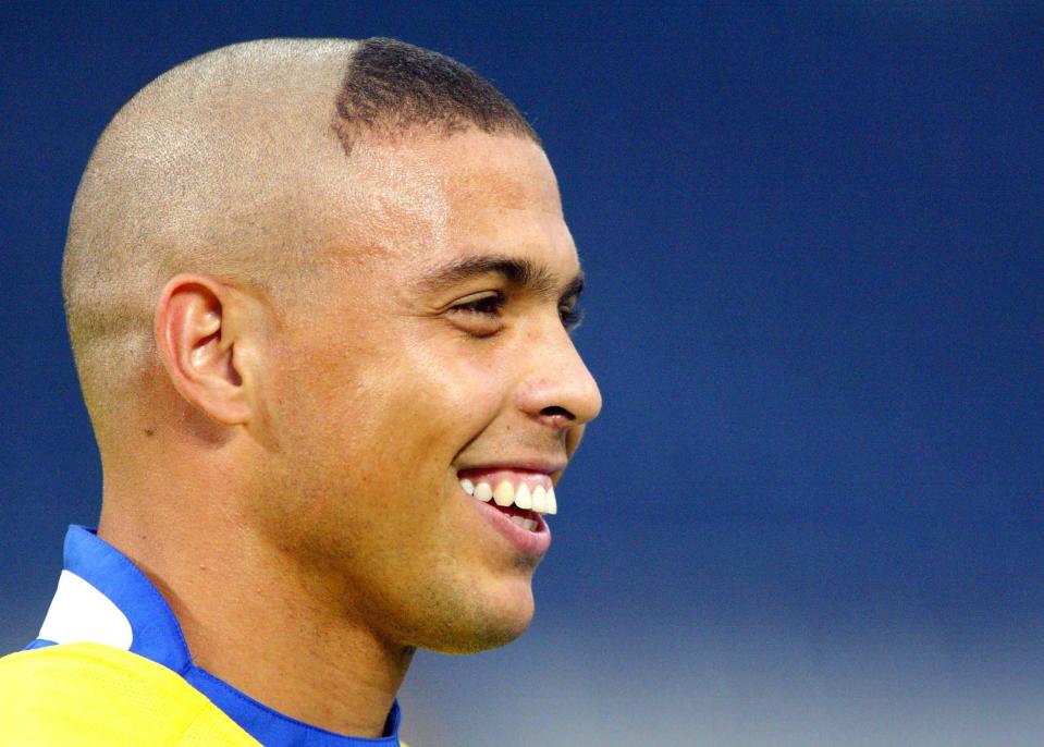  Ronaldo's barber clearly missed a bit with his hairstyle