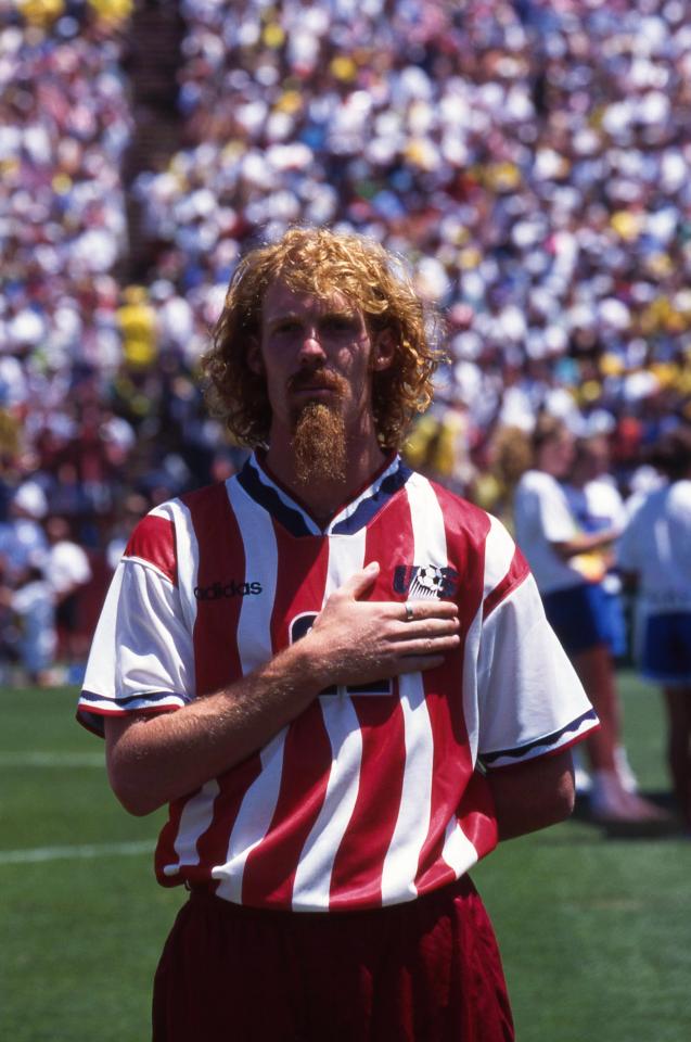  But Alexi Lalas ran Ivanov close with his very own bushy ginger haired look