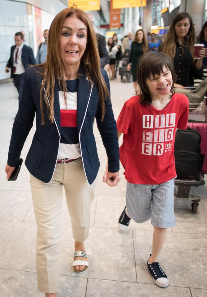  Billy Caldwell's mum said she would hold the Home Office responsible if her son died