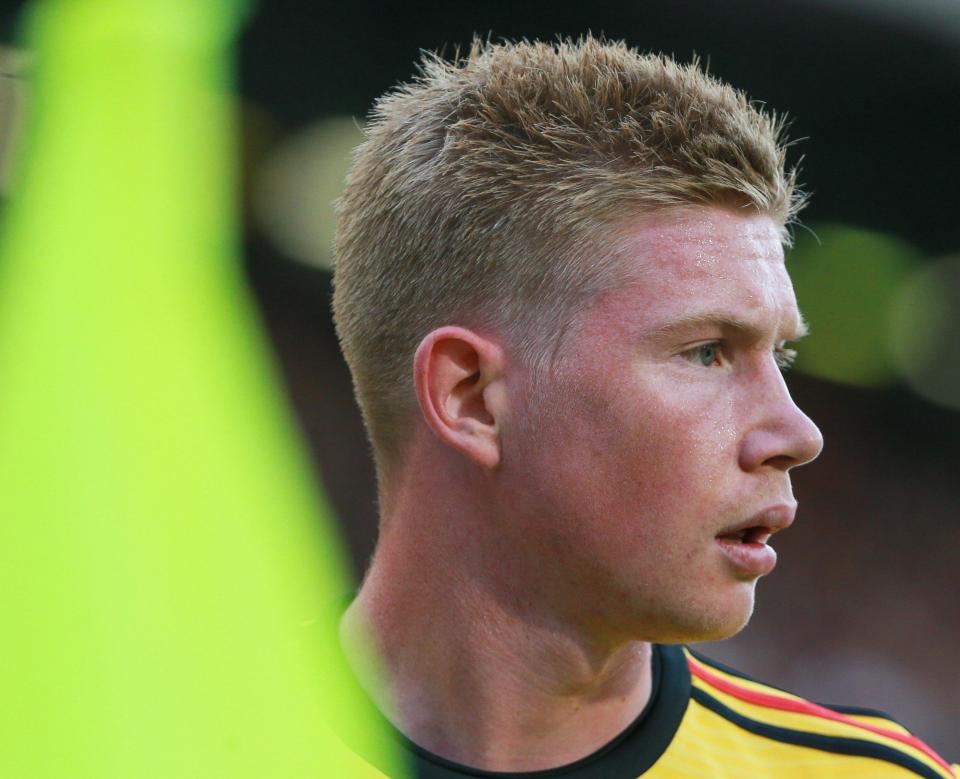  The manager says De Bruyne's intensity is exactly what he wants to see