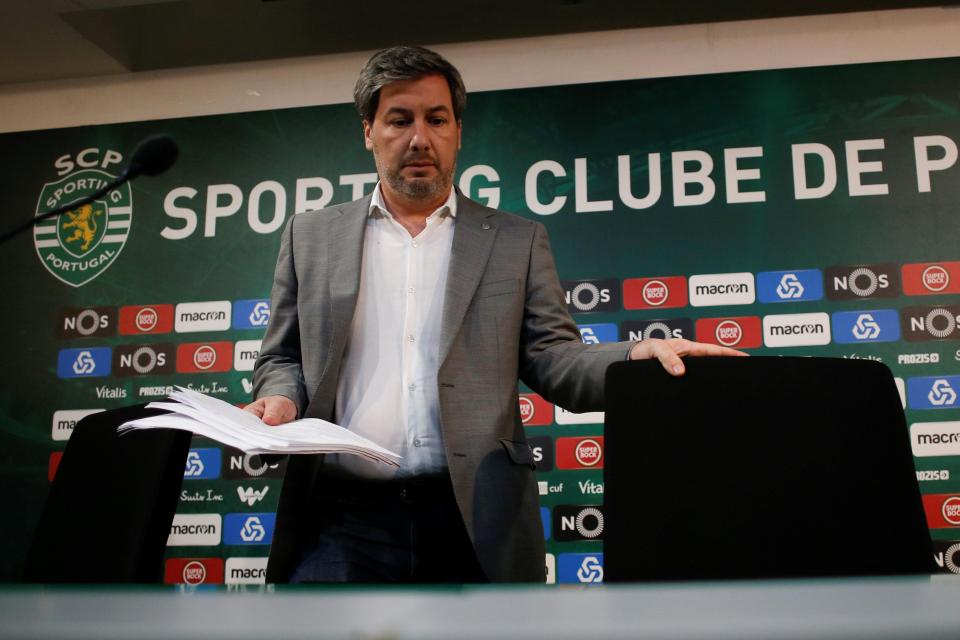  Bruno de Carvalho has been ousted as president at the Portuguese club