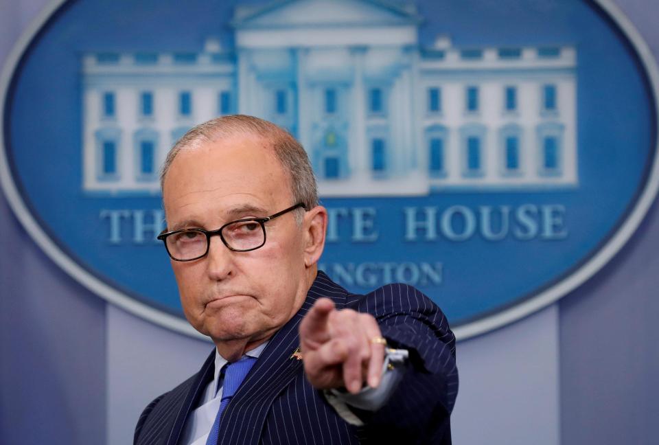  Larry Kudlow, economics adviser to the White House has had a heart attack, Trump revealed via Twitter