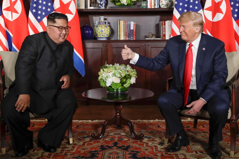  Thumbs up...Trump has tipped the meeting to be a 'success'