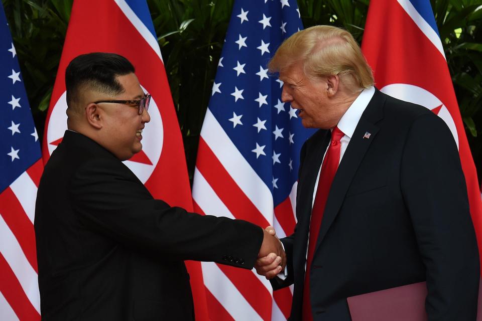  Donald Trump and Kim Jong-un's historic summit was held in Singapore on June 12, 2018