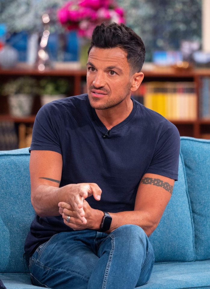  Peter Andre is currently looking after Junior and Princess, the children he shares with Katie