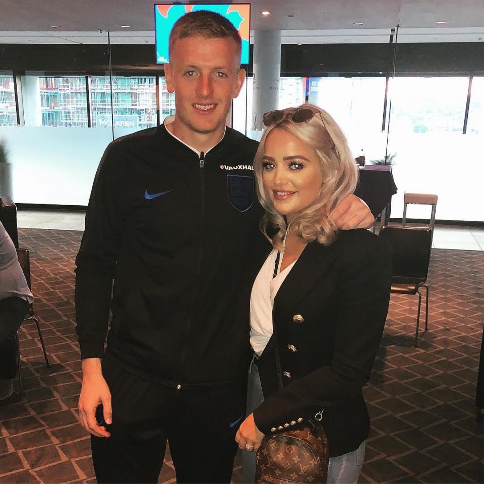  Blonde bombshell Megan has been with goalkeeper Jordan Pickford since they were teenagers