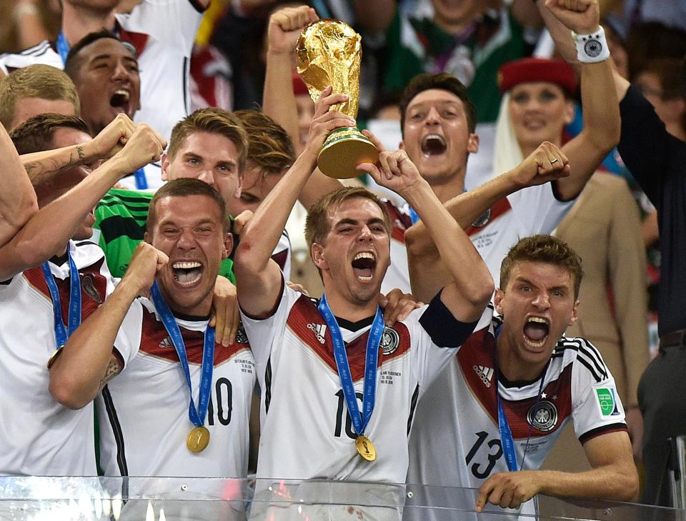  Philipp Lahm led Germany to World Cup triumph in Brazil