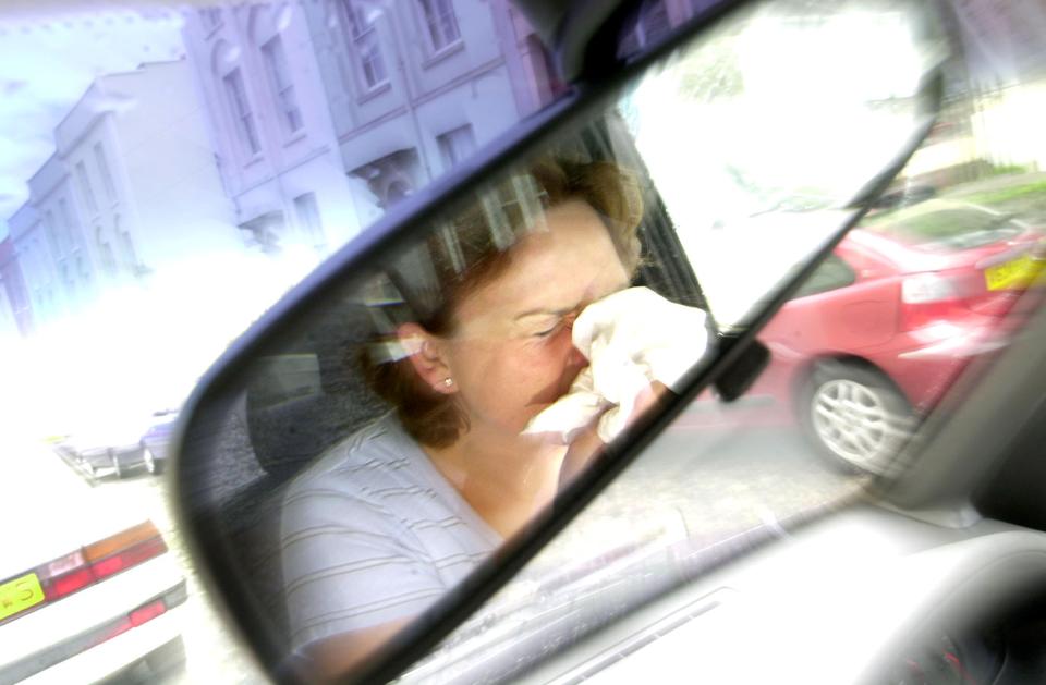  At least half of drivers suffering from hay fever symptoms have driven after taking medication