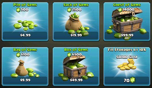  Clash of Clans is another popular mobile game that lets you buy in-game currency